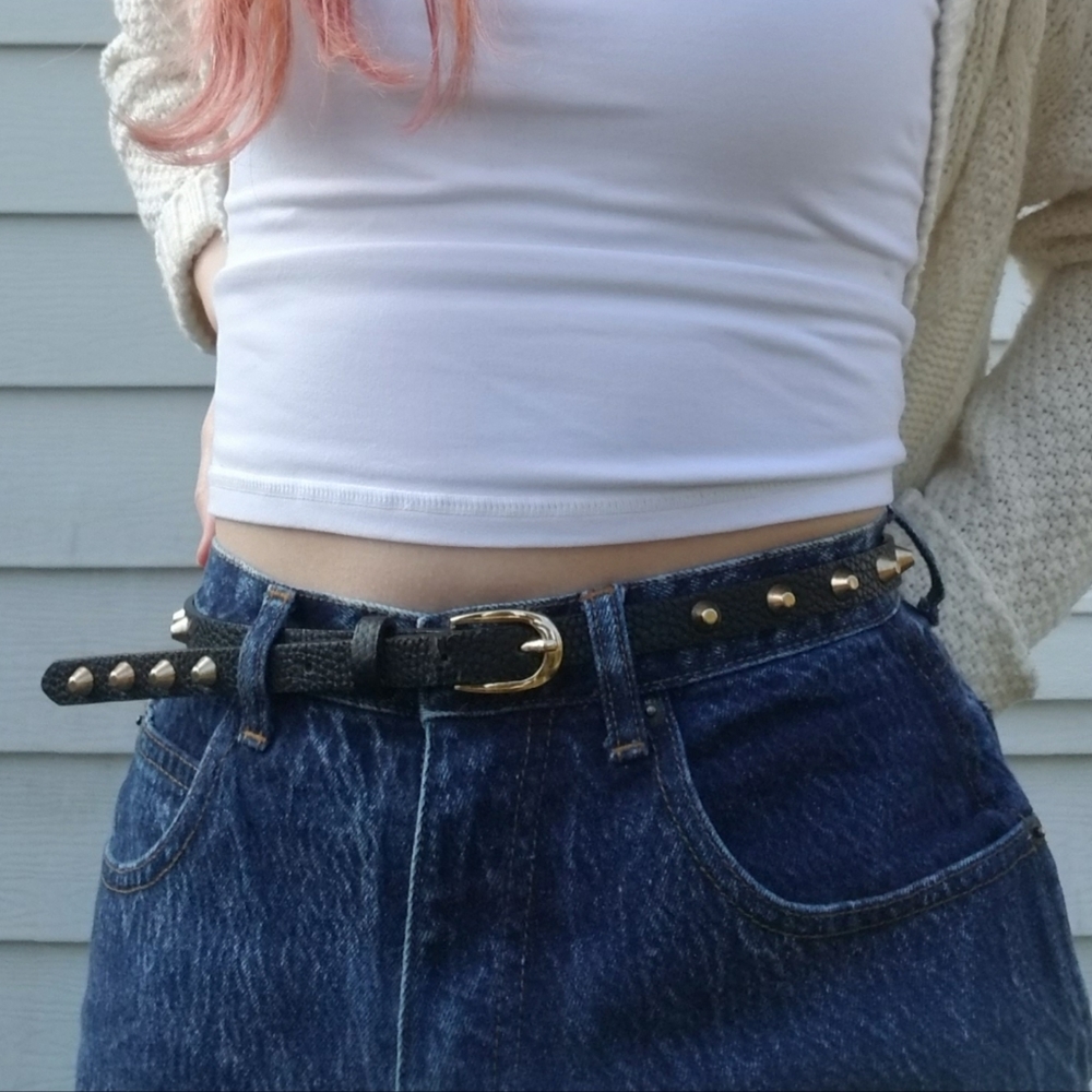 💐Thin Studded Belt